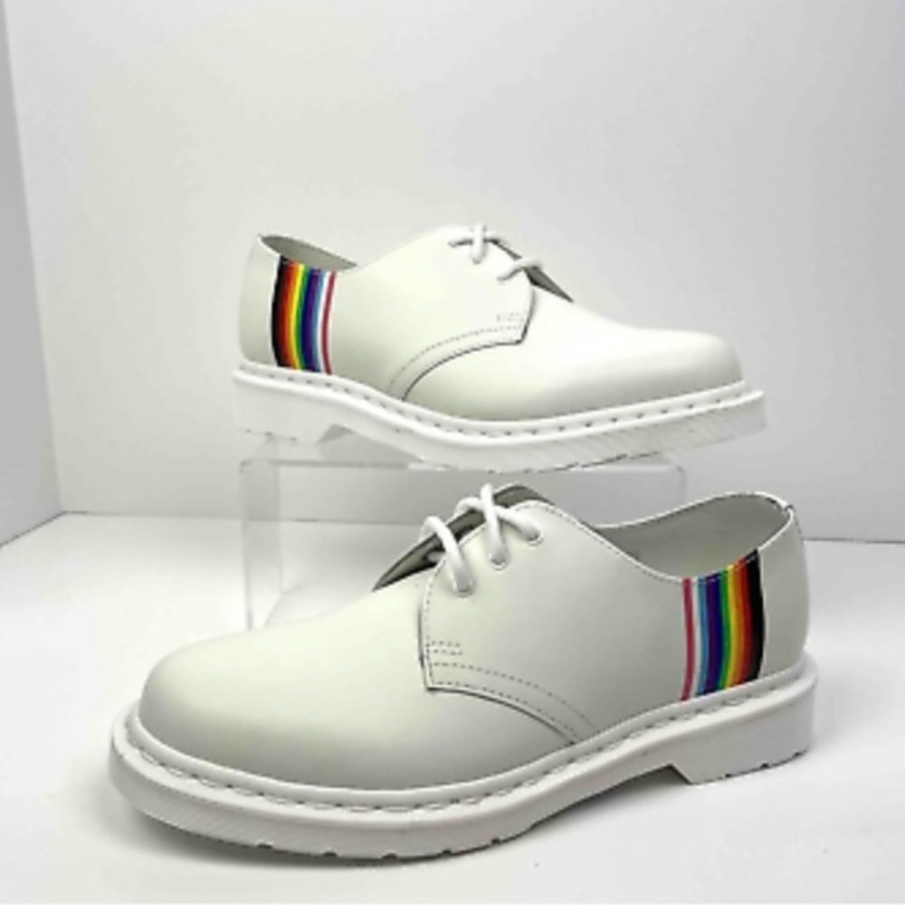 Dr. Martens 1461 Pride Oxfords Rainbow Stripe Leather Shoes | EU 38